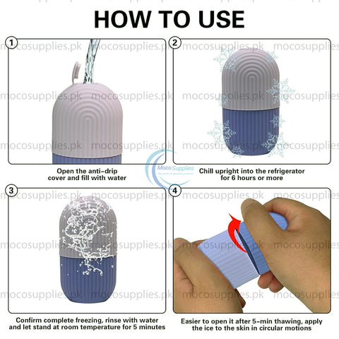 Beauty Ice Roller for Face & Eyes – Reusable Facial Massager
