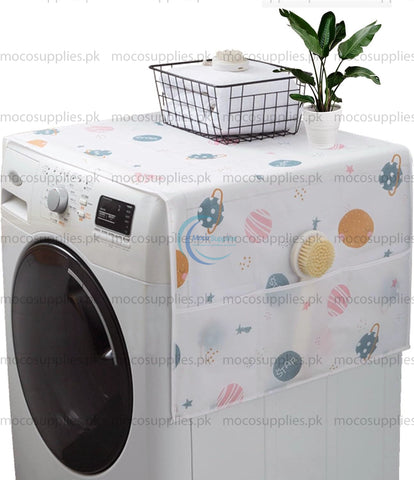 Fridge Cover Sheet 130cm x 55cm – Multi-Color, Dustproof Protective Mat