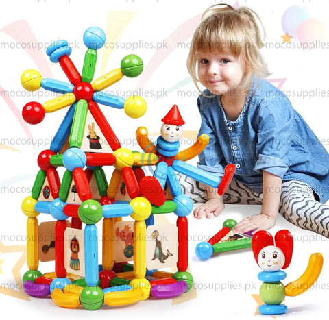 Magnetic Bar Blocks – Educational STEM Building Toy for Kids