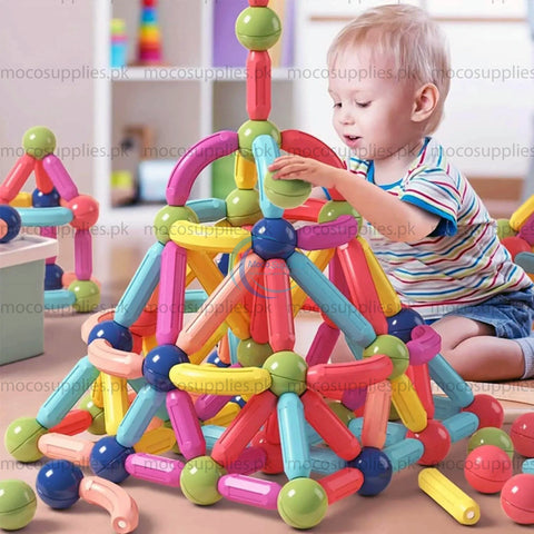 Magnetic Bar Blocks – Educational STEM Building Toy for Kids