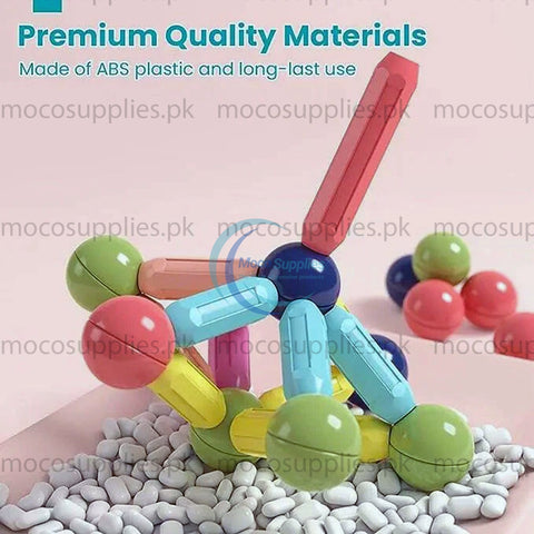 Magnetic Bar Blocks – Educational STEM Building Toy for Kids