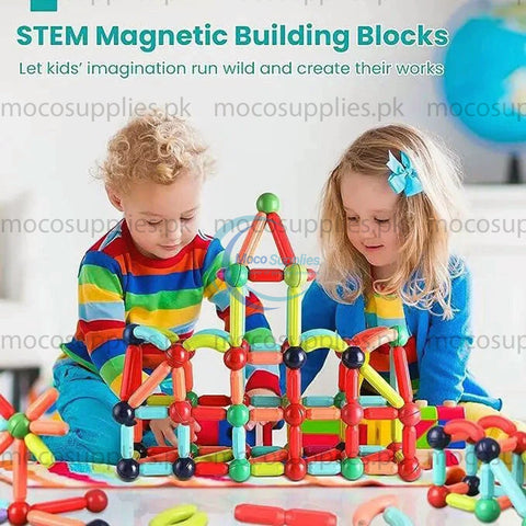 Magnetic Bar Blocks – Educational STEM Building Toy for Kids
