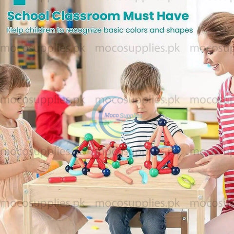 Magnetic Bar Blocks – Educational STEM Building Toy for Kids