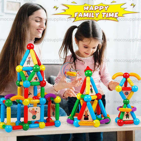 Magnetic Bar Blocks – Educational STEM Building Toy for Kids
