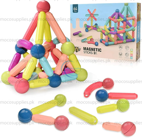 Magnetic Bar Blocks – Educational STEM Building Toy for Kids