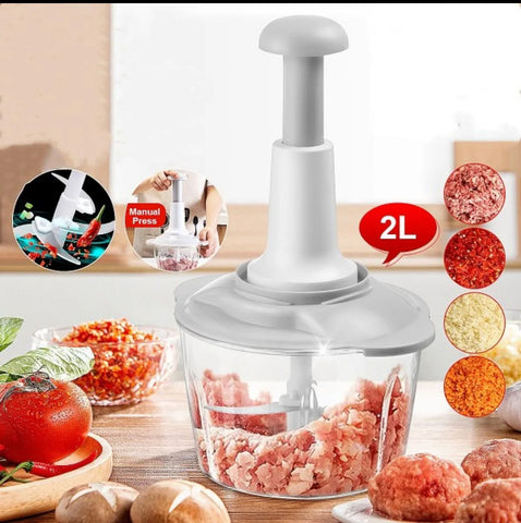 Chop Smarter with Our Manual Hand Chopper – Available in 3 Sizes