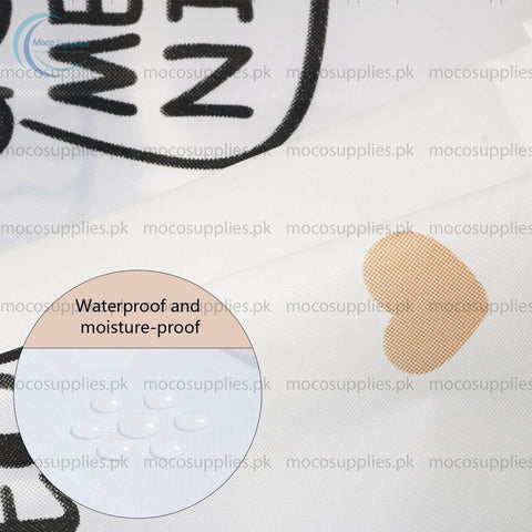 Microwave Oven Cover  Multi Color 13x33 Inches (85x35 cm) – Dust & Oil Proof Cotton Linen with Storage Pockets