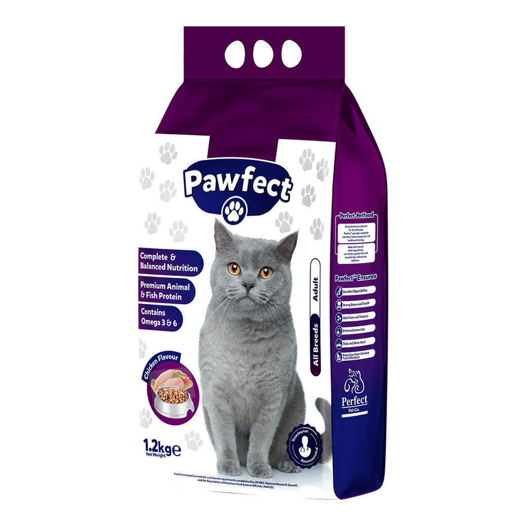 Pawfect Adult Cat Food – Premium Quality Cat Food in Pakistan