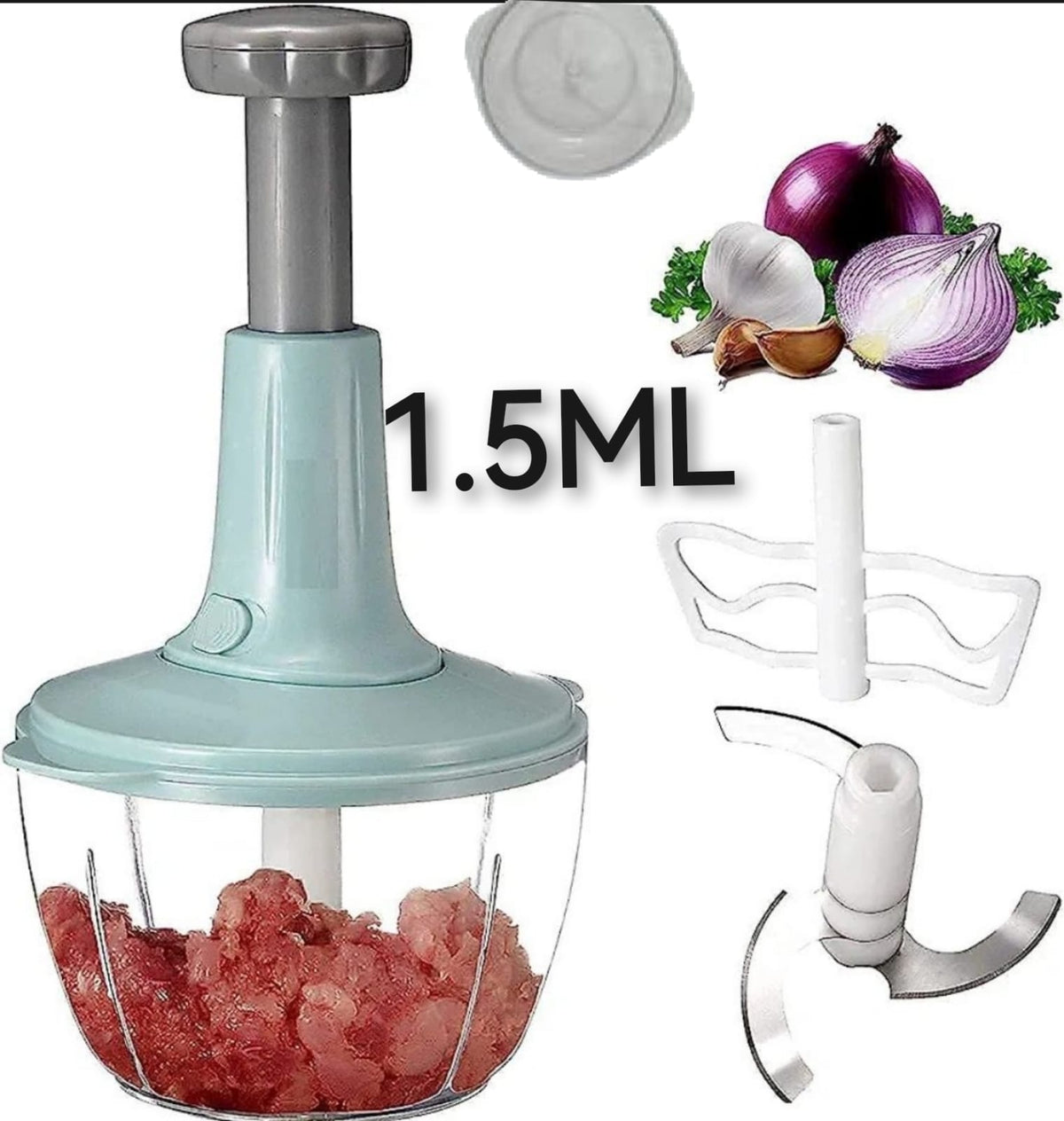 Chop Smarter with Our Manual Hand Chopper – Available in 3 Sizes